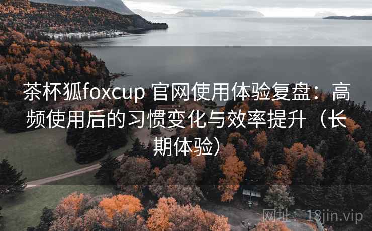 茶杯狐foxcup 官网使用体验复盘：高频使用后的习惯变化与效率提升（长期体验）