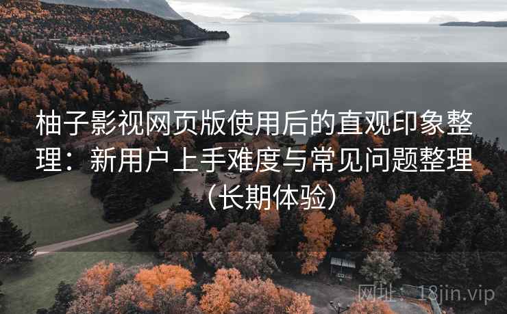 柚子影视网页版使用后的直观印象整理：新用户上手难度与常见问题整理（长期体验）