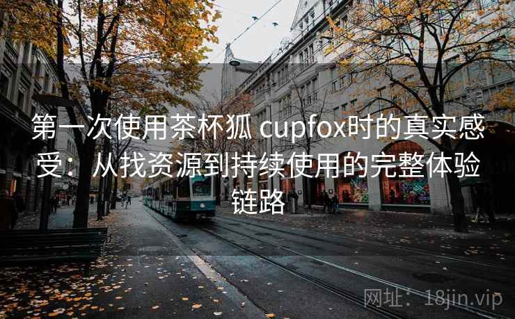第一次使用茶杯狐 cupfox时的真实感受：从找资源到持续使用的完整体验链路
