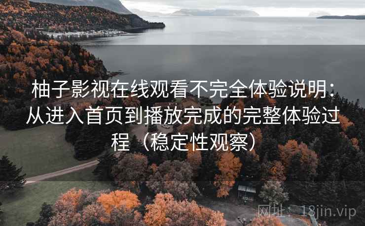 柚子影视在线观看不完全体验说明：从进入首页到播放完成的完整体验过程（稳定性观察）